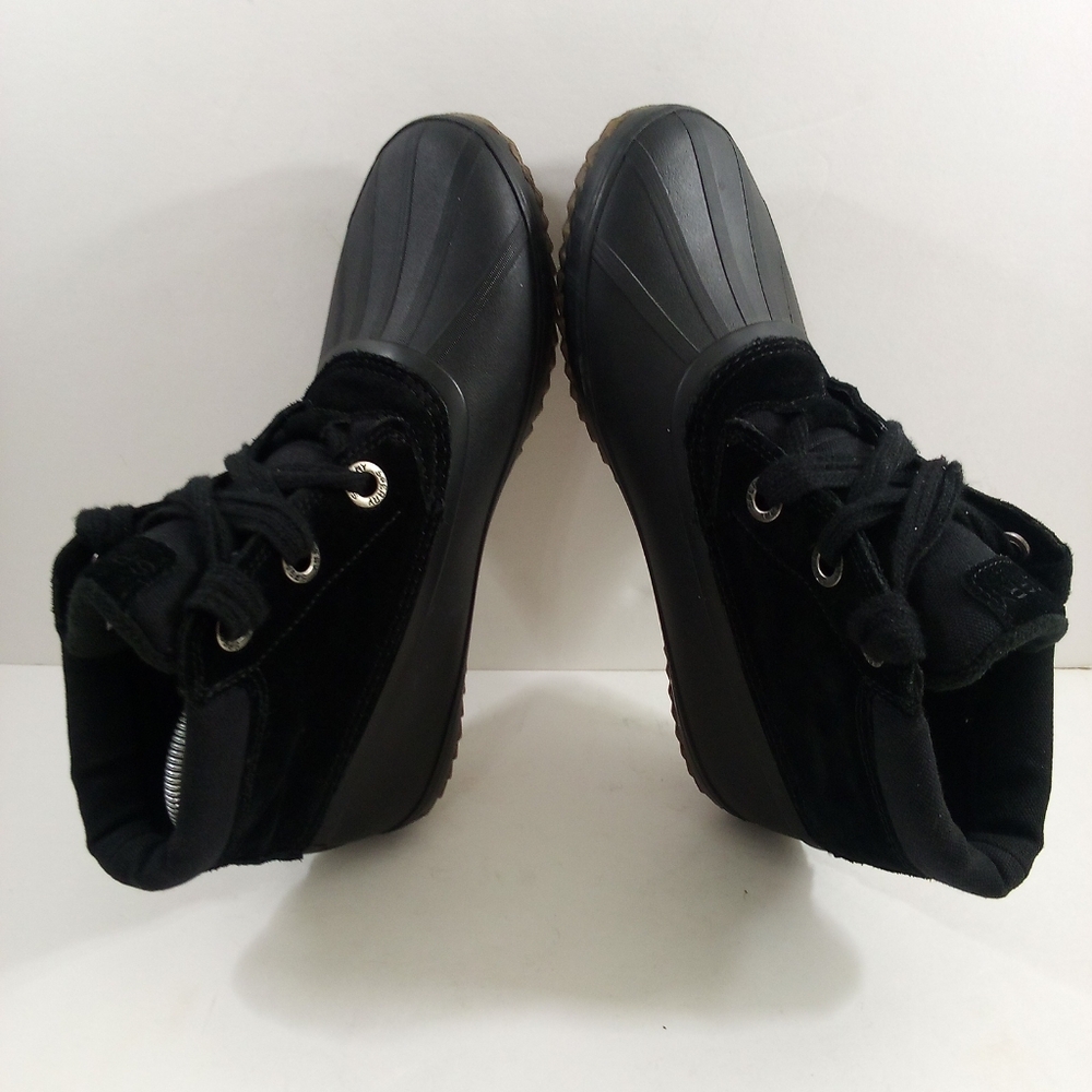 Sperry Syren Gulf Women 9 Black Suede Duck Boots STS84067 - Picture 5 of 8